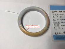 Load image into Gallery viewer, 55mm Certified type A 100% Natural light green/red/purple/yellow(FU Lu SHOU, 福禄寿) Jadeite bangle BS69-2537
