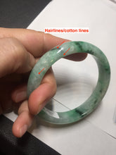 Load image into Gallery viewer, 58mm certified 100% natural Type A sunny green red jadeite jade bangle PB166-4659
