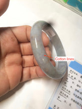 Load image into Gallery viewer, 57.7mm certified Type A 100% Natural red/brown/purple/gray Jadeite Jade bangle BG56-0312
