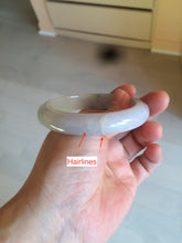 Load image into Gallery viewer, 55mm Certified 100% natural Type A icy watery light green  jadeite jade bangle BH33-5829
