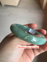 Load image into Gallery viewer, 54.9mm certified natural 100% natural Type A green jadeite jade bangle AF92-1161
