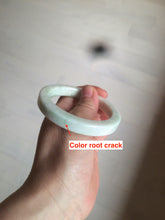 Load image into Gallery viewer, 51.8mm certificated Type A 100% Natural light green/white/beige/yellow Jadeite Jade bangle AX107-4211
