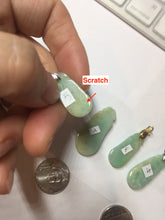 Load image into Gallery viewer, 100% natural type A sunny  green yellow blessed melon 福瓜) Jadeite Jade pendant group PB52
