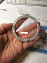 Load image into Gallery viewer, 55.9mm Certified Type A 100% Natural white/light green/gray/black(WuJi) Jadeite Jade bangle BG210-8573
