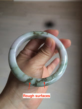 Load image into Gallery viewer, 58.8mm Certified Type A 100% Natural green/purple/brown Jadeite Jade bangle C86-5287
