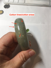 Load image into Gallery viewer, 卖了 55 mm Certified type A 100% Natural green/gray/brown/black board style Jadeite bangle R86-1530
