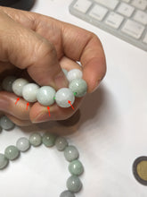 Load image into Gallery viewer, 10mm 100% natural type A green yellow white jadeite jade beads bracelet group PB152
