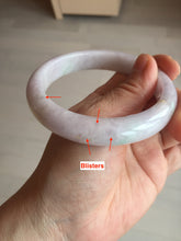 Load image into Gallery viewer, 60mm Certified Type A 100% Natural sunny green/white/purple Jadeite Jade bangle BL4-0367
