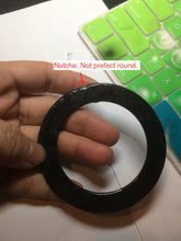 Load image into Gallery viewer, 51-52mm Certified Type A 100% Natural black (Wuji) flat style Jadeite Jade jingle bangle group w107
