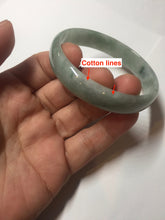 Load image into Gallery viewer, 53.8mm certified Type A 100% Natural green thin Jadeite Jade bangle D134-2835
