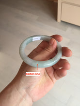 Load image into Gallery viewer, 56.4 mm certificated Type A 100% Natural light green Jadeite Jade bangle BK44-7848
