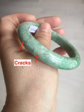 Load image into Gallery viewer, 55.5mm Certified 100% natural Type A sunny green brown jadeite jade bangle BQ18-5460
