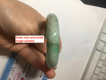 Load image into Gallery viewer, 55.2mm Certified Type A 100% Natural sunny green Jadeite Jade bangle AU6-4440
