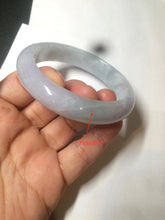 Load image into Gallery viewer, 57.5mm certified 100% natural type A light green/purple jadeite jade bangle BG34-0314
