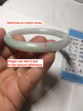 Load image into Gallery viewer, 55mm certified 100% natural Type A light green round cut jadeite jade bangle BP164-2775
