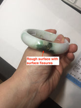 Load image into Gallery viewer, 60mm certified Type A 100% Natural sunny green yellow brown white Jadeite Jade bangle D137-1732
