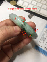 Load image into Gallery viewer, 54.3mm certified 100% natural Type A sunny green  jadeite jade bangle PB164-4654
