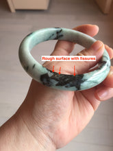 Load image into Gallery viewer, 64mm Certified Type A 100% Natural light green/dark green/yellow/purple bamboo forest Jadeite Jade bangle BS75-4153
