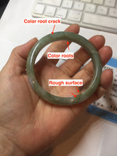 Load image into Gallery viewer, 58.8mm certified 100% natural type A light green purple jadeite jade bangle PB201-3350
