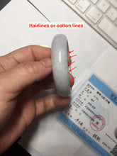 Load image into Gallery viewer, 51mm certified 100% natural Type A light green purple white jadeite jade bangle PB190-3883
