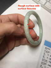 Load image into Gallery viewer, 56mm Certified Type A 100% Natural light green round cut Jadeite Jade bangle F137-8174
