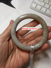 Load image into Gallery viewer, 53.5mm 100% natural beige yellow white pale pink round cut a taste of the tropical Coral Jade (珊瑚玉) bangle SY124
