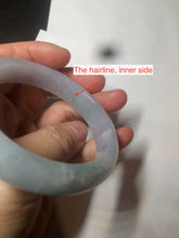 Load image into Gallery viewer, 57.5mm certified 100% natural type A light green/purple jadeite jade bangle BG34-0314
