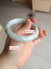 Load image into Gallery viewer, 53.5mm Certified Type A 100% Natural sunny green Jadeite Jade bangle AZ130-4125
