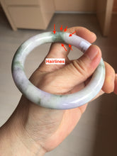 Load image into Gallery viewer, 58.8mm Certified Type A 100% Natural earthy brown green purple yellow jadeite Jade bangle  PB162-1102
