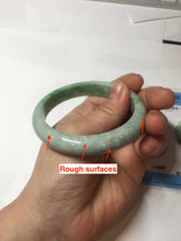 Load image into Gallery viewer, 57mm Certified Type A 100% Natural sunny green yellow Jadeite Jade bangle BS27-4418
