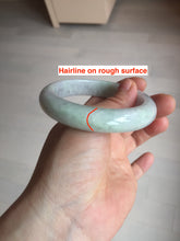 Load image into Gallery viewer, 57.2mm Certified Type A 100% Natural sunny green purple Jadeite Jade bangle BP43-0620
