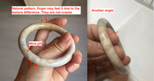 Load image into Gallery viewer, 55.6mm 100% natural beige yellow pink round cut Coral Jade (珊瑚玉) bangle XY116
