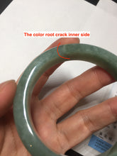 Load image into Gallery viewer, 54.9mm certified natural 100% natural Type A green jadeite jade bangle AF92-1161
