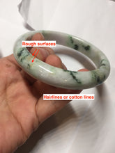 Load image into Gallery viewer, 59mm certified 100% natural Type A green purple yellow(FU LU SHOU) white jadeite bangle PD159-6290
