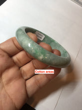 Load image into Gallery viewer, 56mm 100% natural type A sunny green jadeite jade bangle BM97
