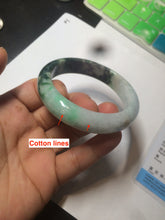 Load image into Gallery viewer, 51 mm Certified Type A 100% Natural fresh sunny green/white Jadeite Jade AX11-1655
