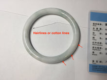 Load image into Gallery viewer, 62.9mm certified 100% natural Type A light green round cut jadeite jade bangle BS14-9566
