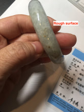 Load image into Gallery viewer, 56.8mm certified Type A 100% Natural light green brown Jadeite Jade bangle D141-4034
