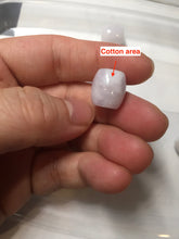 Load image into Gallery viewer, 13.5/12.5mm Type A 100% Natural light purple white Jadeite Jade LuluTong (Every road is smooth) pendant group PA135
