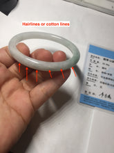 Load image into Gallery viewer, 55mm certified 100% natural Type A light green round cut jadeite jade bangle BP164-2775
