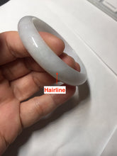 Load image into Gallery viewer, 52mm certified Type A 100% Natural green/purple/white oval Jadeite Jade bangle BM58-0261
