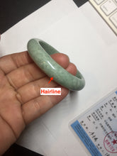 Load image into Gallery viewer, 53.7mm Certified 100% natural Type A sunny green red jadeite jade bangle BQ19-5461
