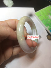 Load image into Gallery viewer, Reserved! Please don&#39;t order. Thanks. 55.5mm Certified 100% natural Type A sunny green/purple/yellow (FU LU SHOU) jadeite jade bangle AM74-5349
