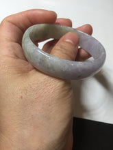 Load image into Gallery viewer, 50.5mm 100% natural Type A sunny green/purple jadeite jade bangle BP14
