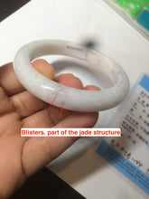 Load image into Gallery viewer, 53.2mm certified 100% natural Type A light green/purple jadeite jade bangle AT91-5348
