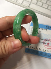 Load image into Gallery viewer, 49mm certified 100% natural Type A sunny green jadeite jade bangle BS85-9901
