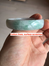 Load image into Gallery viewer, 54mm certified Type A 100% Natural sunny green yellow thin Jadeite Jade bangle AY93-1326
