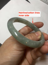 Load image into Gallery viewer, 55.7mm Certified Type A 100% Natural light green white red Jadeite Jade bangle BQ10-3798
