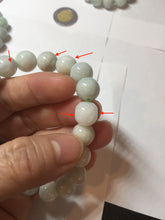 Load image into Gallery viewer, 10mm 100% natural type A green yellow white jadeite jade beads bracelet group PB152
