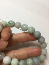 Load image into Gallery viewer, 10mm 100% natural type A green yellow white jadeite jade beads bracelet group PB152
